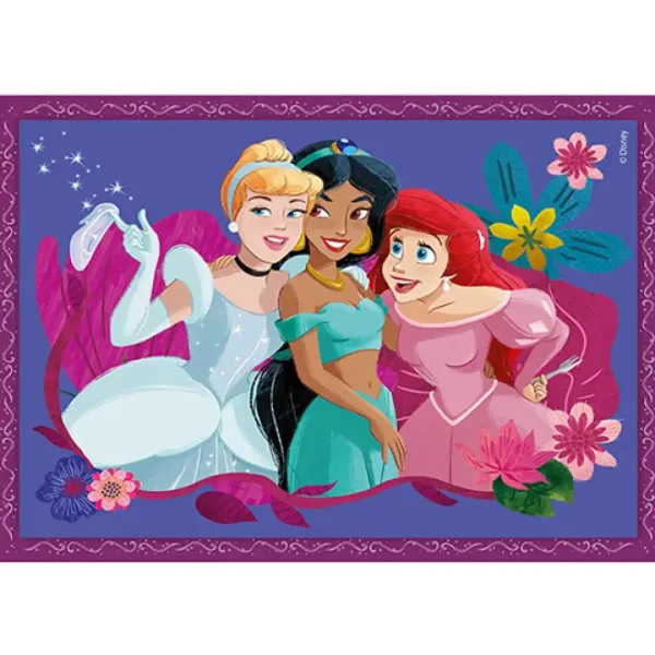 Disney princezné 4 v 1 puzzle - Clementoni obrázok 5