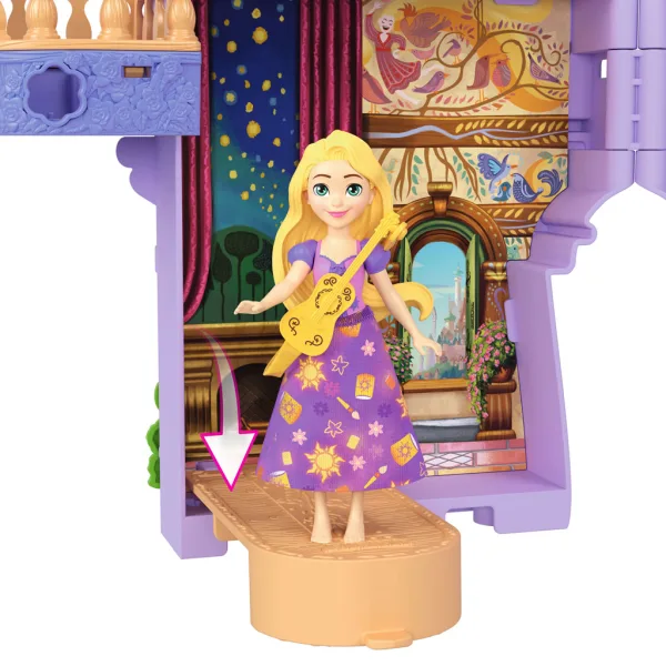 Disney Princezné Hrad mini Rapunzel s bábikou - Mattel obrázok 2
