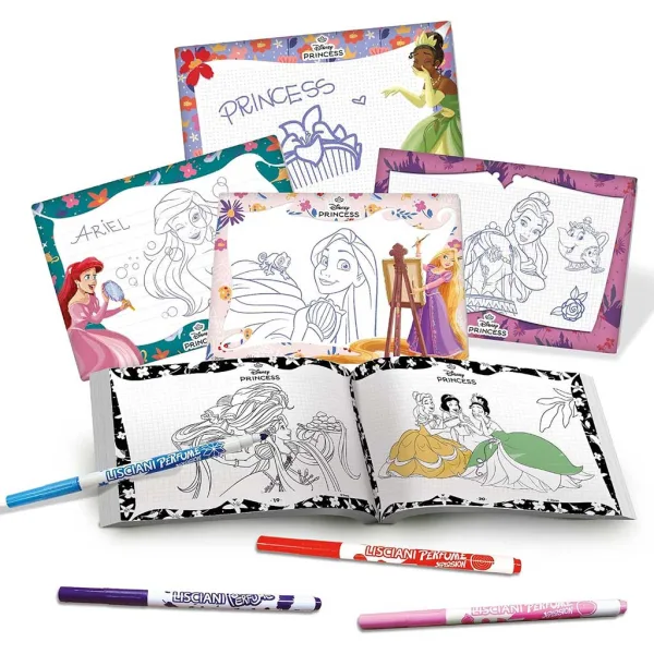 Disney Princezné kresliaca škola set - Lisciani obrázok 2