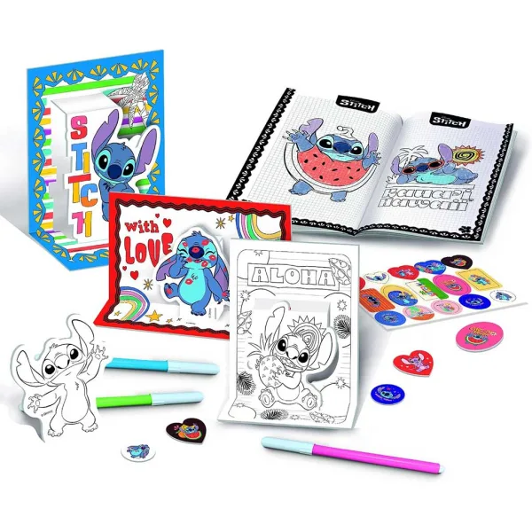 Disney Stitch výtvarná súprava v batohu - Lisciani obrázok 2