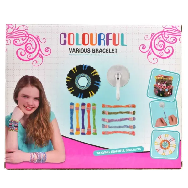 DIY Urob si to sám! set na výrobu náramkov s farebnými priadzami a perlami obrázok 3