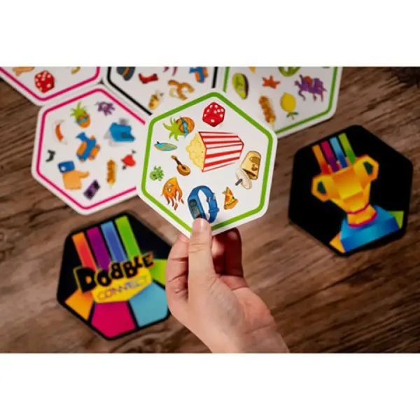 Dobble Connect spoločenská hra (maď.jaz.) obrázok 4