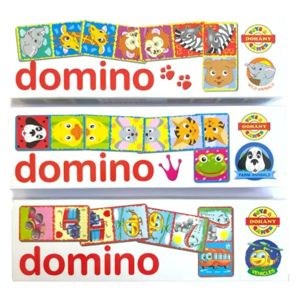 Domino mix - D-Toys (maďarská sada) obrázok 2
