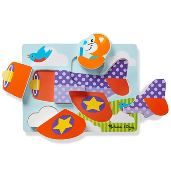 Dopravné vozidlá obrovské drevené puzzle - Melissa & Doug obrázok 4