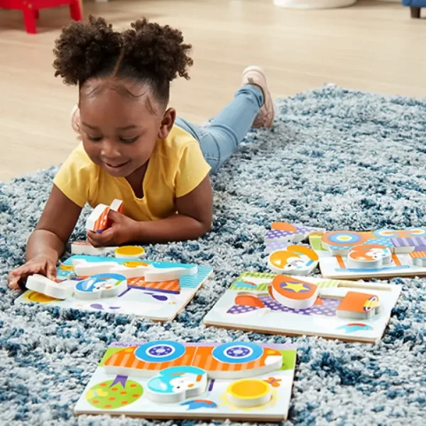 Dopravné vozidlá obrovské drevené puzzle - Melissa & Doug obrázok 5
