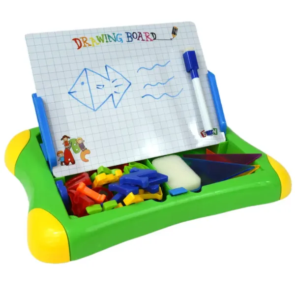 Drawing Board: Multifunkčná magnetická tabuľa na kreslenie s fixkou a písmenami 30x24cm obrázok 2