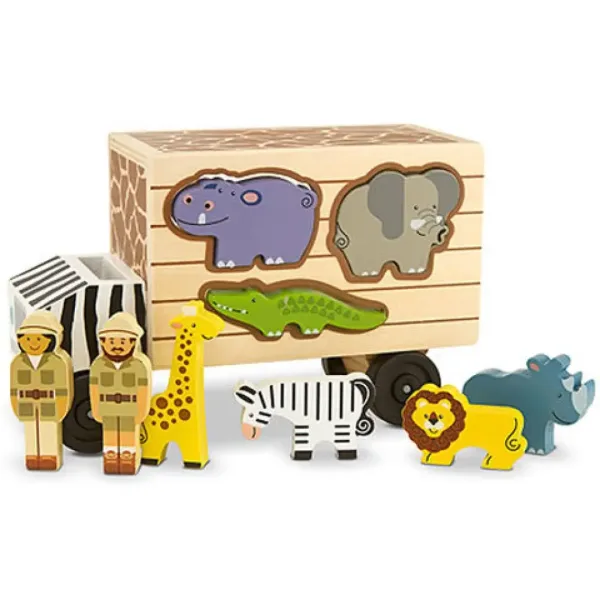 Drevená zvieracia skladačka - Melissa & Doug obrázok 3