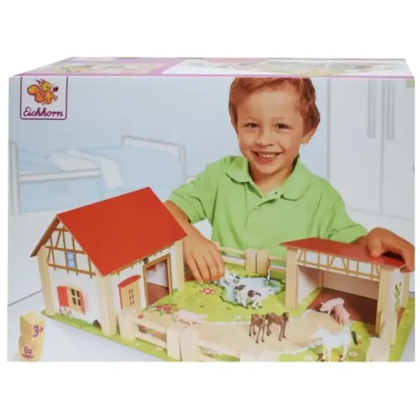 Drevená hracia sada Farma - Eichhorn obrázok 4