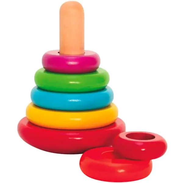 Drevená pyramída 8ks obrázok 2