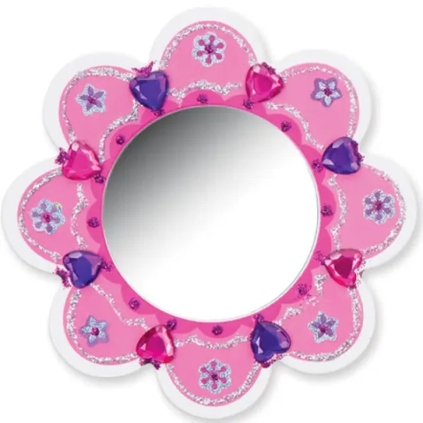 Drevené zrkadlo na kvety dekorácia set - Melissa & Doug obrázok 3
