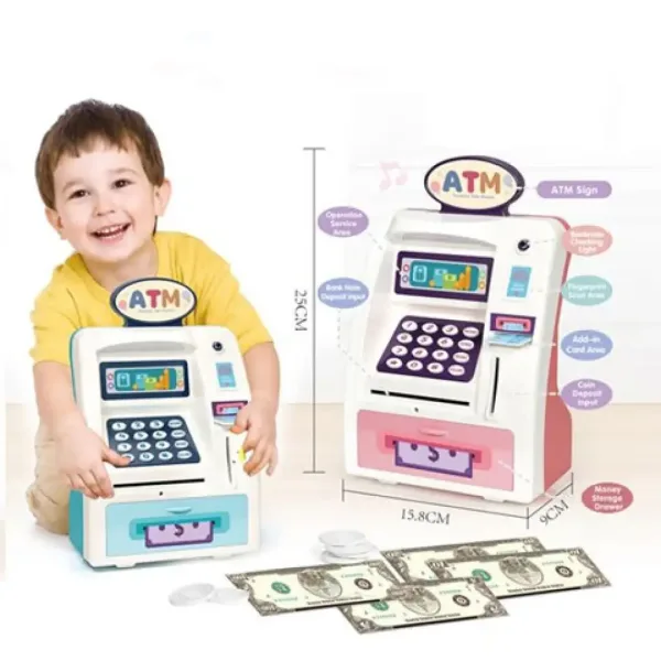 Elektrický bankomat so svetlom a zvukom obrázok 2