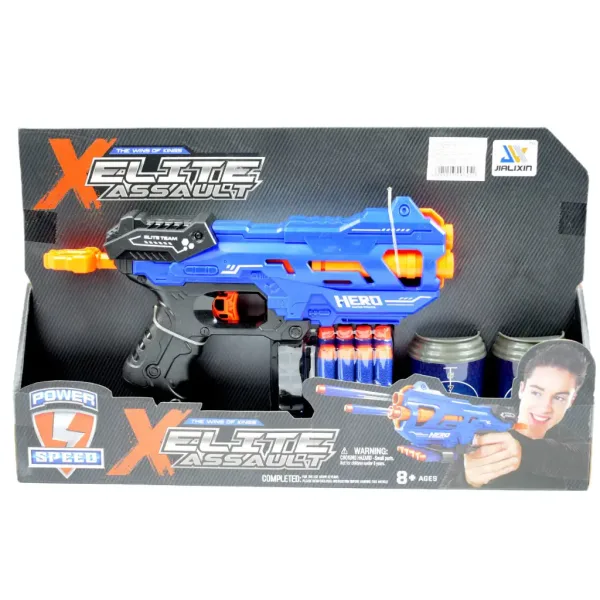 Elite Assault: Set zbraní na penové náboje s nábojmi 29x15cm obrázok 4