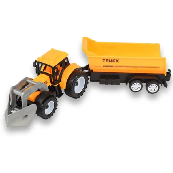 Engineering Truck: 2-dielny set, pracovný stroj s traktormi, prívesom a rydlom obrázok 4