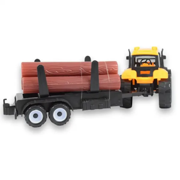 Engineering Truck: 2-dielny set pracovných strojov s traktorom na drevo a trailerom obrázok 5