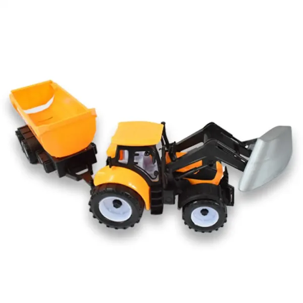 Engineering Truck: Bagrový traktor pracovný stroj s prívesom 45 cm obrázok 4