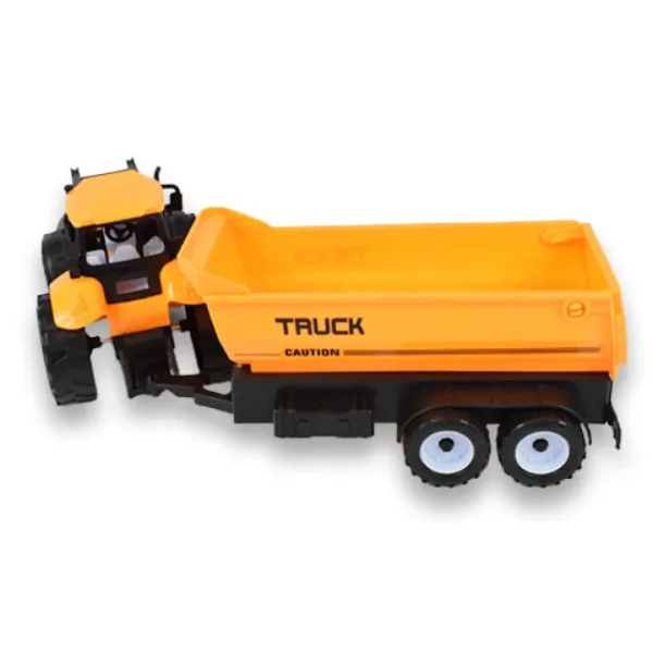 Engineering Truck: Bagrový traktor pracovný stroj s prívesom 45 cm obrázok 5