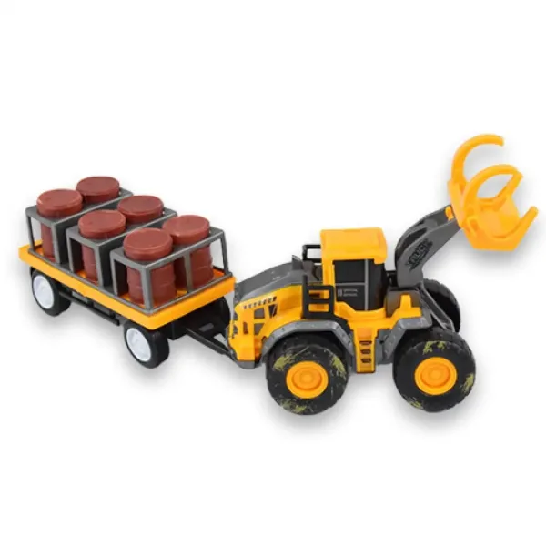 Engineering Truck: Traktor s olejovými sudmi a prívesom 24cm obrázok 3