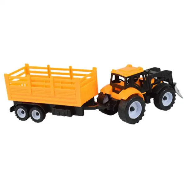 Engineering Truck: Traktor s prívesom a olejovými sudmi 28 cm obrázok 3