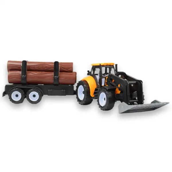 Engineering Truck: Traktor s vlečkou na drevo v rôznych verziách 43 cm obrázok 3