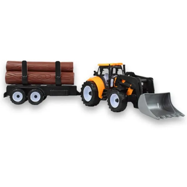 Engineering Truck: Traktor s vlečkou na drevo v rôznych verziách 43 cm obrázok 4