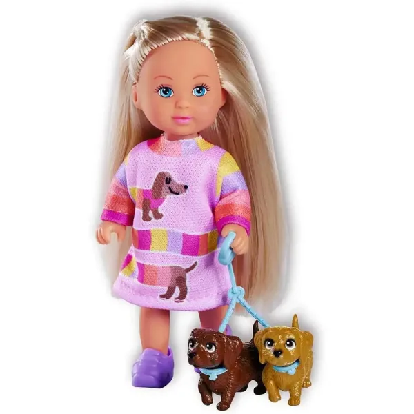 Evi Love: Évi bábika s dvoma šteniatkami - Simba toys obrázok 2