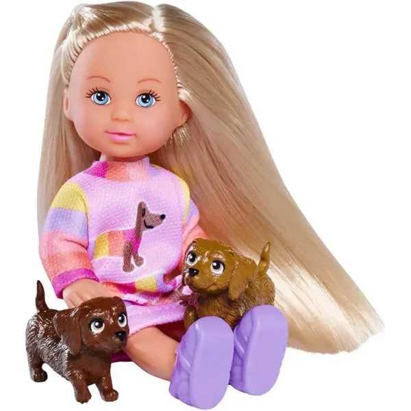 Evi Love: Évi bábika s dvoma šteniatkami - Simba toys obrázok 3