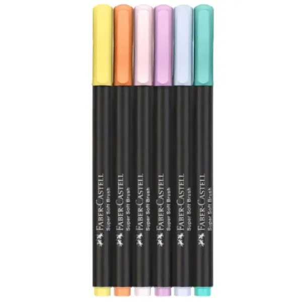 Faber-Castell: Black Edition pastelové farby 6-dielny set farebných fixiek obrázok 2
