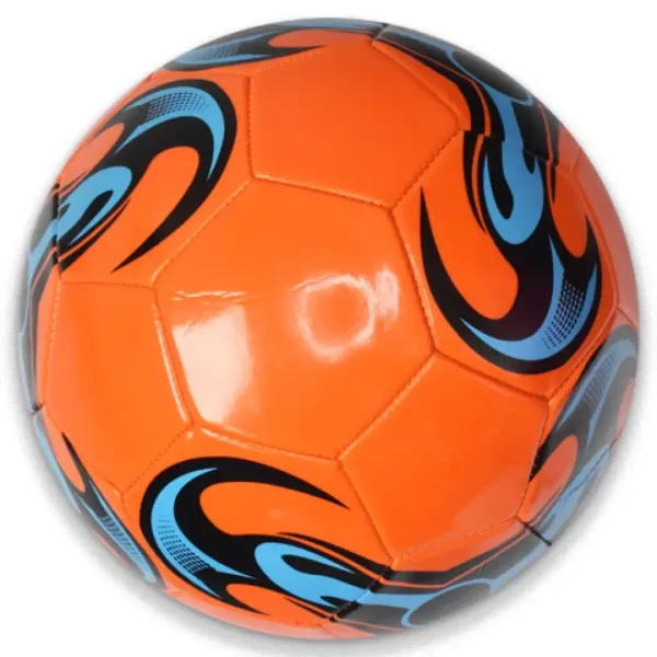 Farebná futbalová lopta z umelej kože v rôznych variantoch 22cm obrázok 2