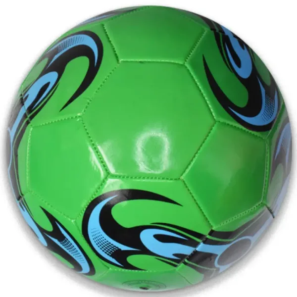 Farebná futbalová lopta z umelej kože v rôznych variantoch 22cm obrázok 4