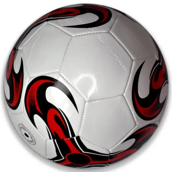 Farebná futbalová lopta z umelej kože v rôznych variantoch 22cm obrázok 5