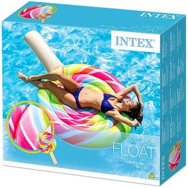 Farebné lízatko nafukovací matrac 208x135 cm - Intex obrázok 3
