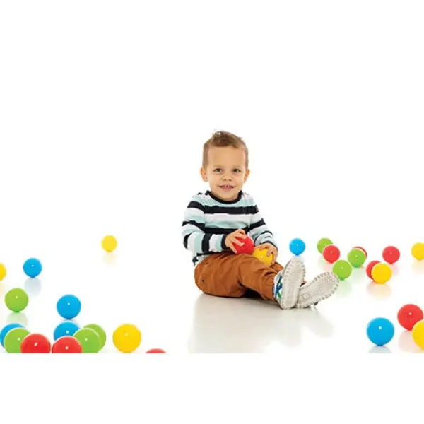 Farebné lopty v sieťke 100 ks - D-Toys obrázok 2
