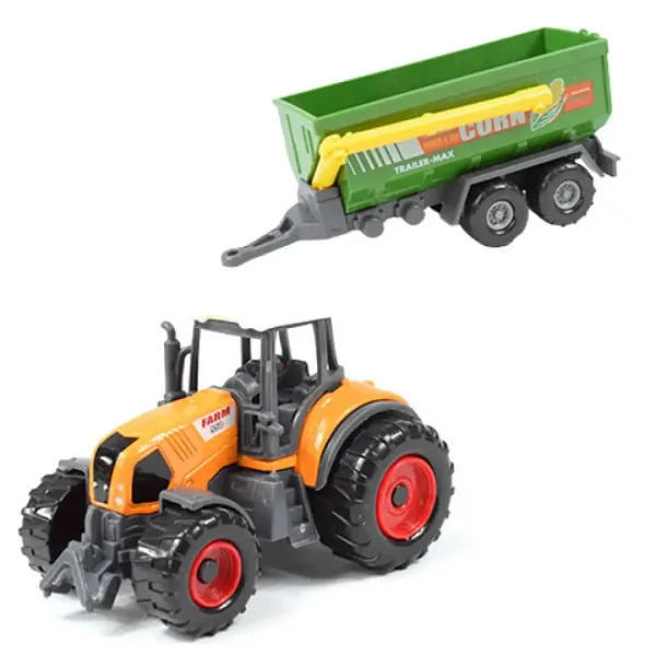 Farmársky set: Poľnohospodársky traktor s prívesom v štyroch variantoch obrázok 5