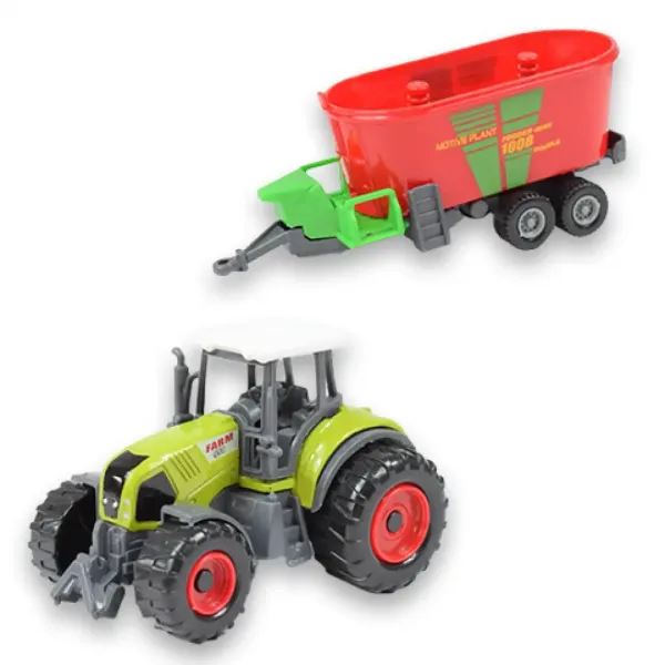 Farmársky set: Poľnohospodársky traktor s prívesom v štyroch variantoch obrázok 7