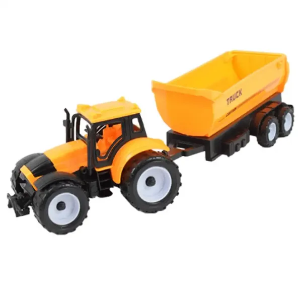 Farmer Truck: Trojdielny set s farmárskym traktorom a prívesom 28cm obrázok 3