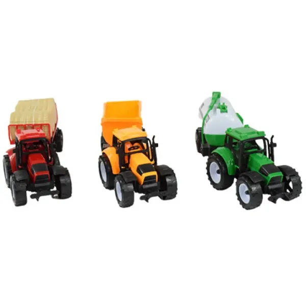 Farmer Truck: Trojdielny set s farmárskym traktorom a prívesom 28cm obrázok 5