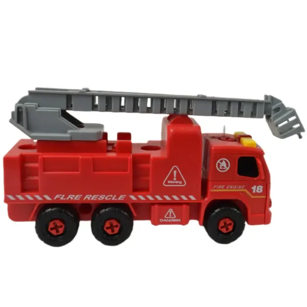Fire Engine: Hasičské auto so žeriavom, náradím a zvukom 20cm obrázok 4