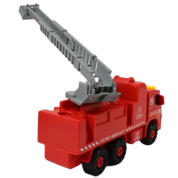 Fire Engine: Hasičské auto so žeriavom, náradím a zvukom 20cm obrázok 6