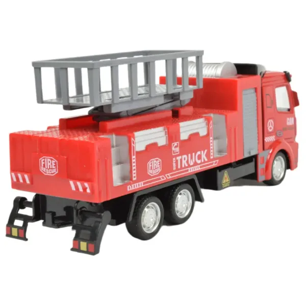 Fire Rescue: Hasičské auto so zdvíhacím košom so zotrvačníkom 19cm obrázok 3