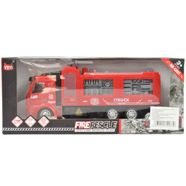 Fire Rescue: Hasičské auto so zotrvačníkom a vodným delom 19cm obrázok 5