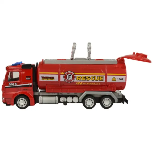 Fire Rescue: Hasičské auto so zotrvačníkom, svetlom a zvukom vo viacerých verziách 19cm 1ks obrázok 12