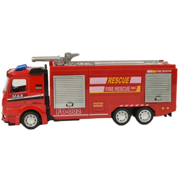 Fire Rescue: Hasičské auto so zotrvačníkom, svetlom a zvukom vo viacerých verziách 19cm 1ks obrázok 8