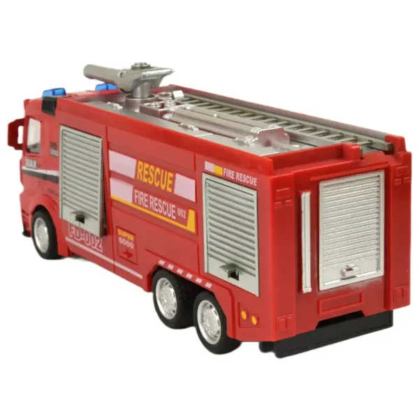 Fire Rescue: Hasičské auto so zotrvačníkom, svetlom a zvukom vo viacerých verziách 19cm 1ks obrázok 9