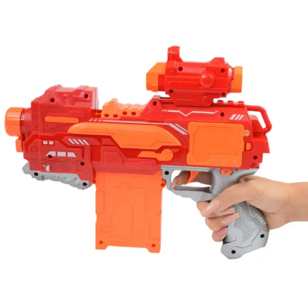 Fire Storm: Elektrická zbraň na penové náboje s nábojmi a svetlom 33 cm obrázok 4