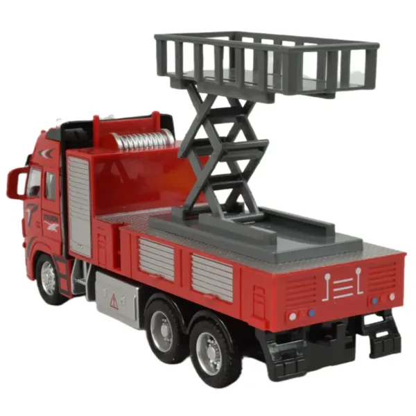 Fire Truck: Hasičské auto so zdvíhacím košom, zotrvačníkom, svetlom a zvukom 20cm obrázok 3
