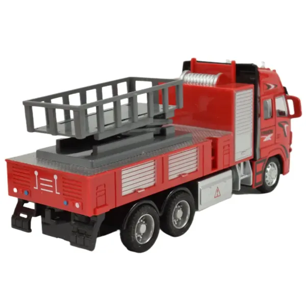Fire Truck: Hasičské auto so zdvíhacím košom, zotrvačníkom, svetlom a zvukom 20cm obrázok 4