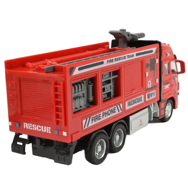 Fire Truck: Hasičské auto so zotrvačníkom, žeriavom, svetlom a zvukom 20cm obrázok 4