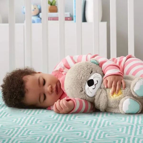 Fisher-Price: Podriemkávajúci uspávačik Vydra - Mattel (s maďarským jazykom) obrázok 3