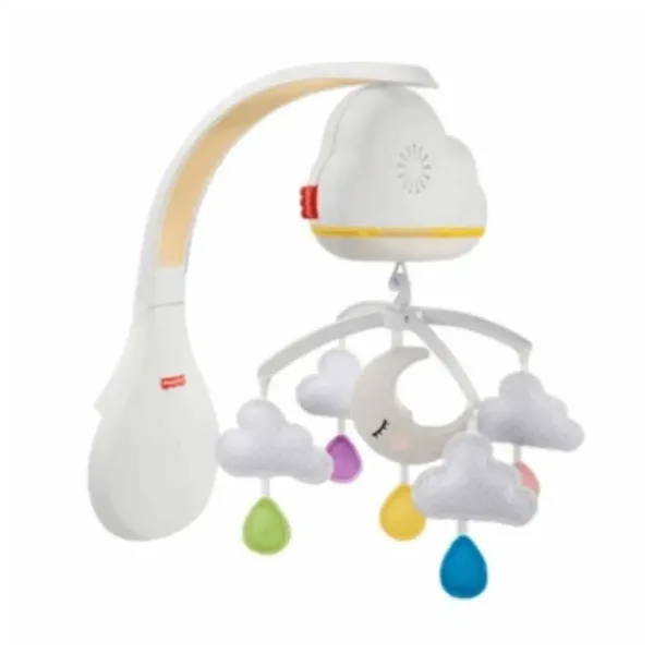 Fisher-Price: Upokojujú Oblaky 2 v 1 kolotoč do postieľky so svetlom a zvukom - Mattel obrázok 2