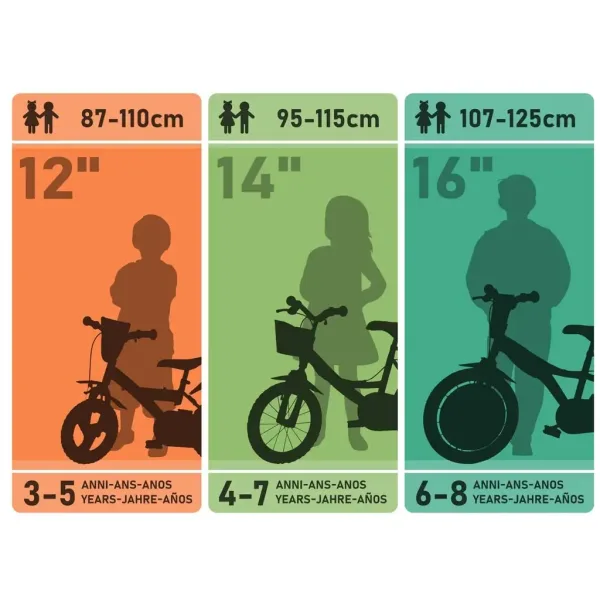 Flappy 14” detský bicykel s košíkom a sedačkou pre bábiku v ružovo-bielej farbe – bicykel Dino Bikes obrázok 4
